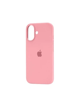 Чехол для iPhone 16 силиконовый Soft-touch Silicone Case Full Size (AA) Light Pink