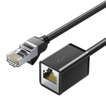 Кабель-удлинитель сетевой Ugreen NW112 CAT6 FTP RJ45 1000 Мбит/с 3 м Черный (11282)