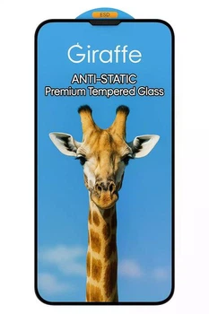 Захисне скло для iPhone 17 Air Giraffe антистатичне покриття олеофобне з чорною рамкою