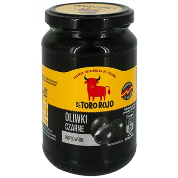 Оливки чорні El Toro Rojo без кісточки, 340 г