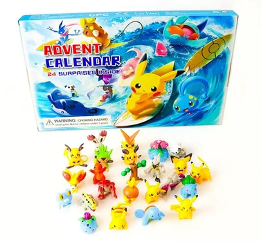 Адвент Календар з Пікачу, Pokemon, з 24 сюрпризами