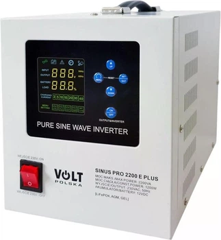 ДБЖ Volt Polska SinusPRO 2200 E Plus 12/230V 1200W/2200VA (3SPM22012M)