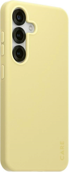 Etui PanzerGlass Fashionable QI do Samsung Galaxy S25 Yellow (5715685016554)