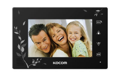 Аналоговый видеодомофон Kocom KCV-A374SDLE 7'', Black