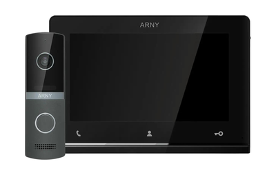 Комплект ARNY AVD-7123 (AVD-710 2Мп 7'' TFT + AVP-NG230 2Мп 115°), Black + Graphite