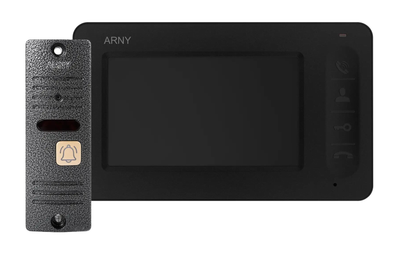 Комплект ARNY AVD-4005 (AVD-405 4.3'' + AVP-05 (v.2) 74°), Black + Gray