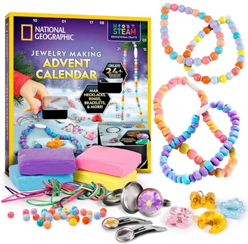 Адвент календарь изготовление украшений NATIONAL GEOGRAPHIC Jewelry Making Advent Calendar