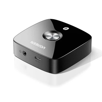 Bluetooth-ресивер Ugreen CM105 Bluetooth 5.0 Qualcomm aptX LL 3.5 мм AUX Multipoint Черный (40758)