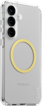 Панель PanzerGlass Flagship Urban Combat QI для Samsung Galaxy S25 Plus Transparent-Yellow (5715685016943)