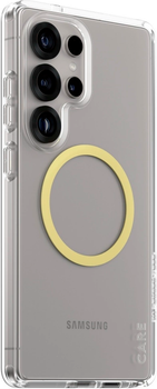 Панель PanzerGlass Flagship Urban Combat QI для Samsung Galaxy S25 Ultra Transparent-Yellow (5715685016967)