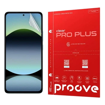 Защитная 3D гидрогелевая плёнка Proove PRO PLUS для Xiaomi Redmi Note 14 4G, глянцевая на экран