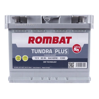 Автомобильный аккумулятор ROMBAT Tundra Plus 6CT 65Ah R+ E265