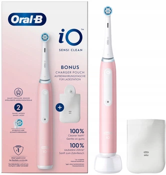 Elektryczna szczoteczka do zębów Oral-B iO 3 Sensi Clean Różowa (80755960)