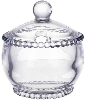 Сахарница стеклянная "Bauble Glass" 10х11см, с крышкой