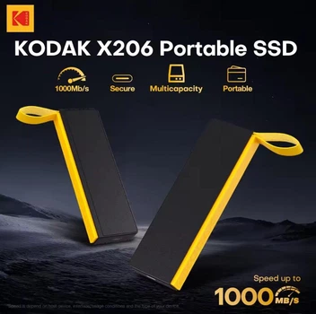Внешний SSD USB накопитель Kodak X206 1TB 1000Mb/s