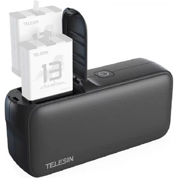 Зарядний пристрій-повербанк Telesin S0-PB-01-TGP 10000мАг 20Вт для GoPro HERO13