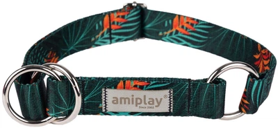 Нашийник для собак Amiplay BeHappy півзачіпний L Jungle (5907563305786)