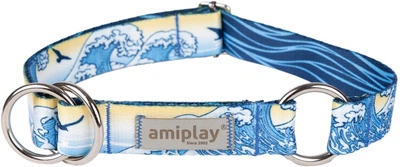 Нашийник для собак Amiplay BeNature півзачіпний L Waves (5907563306080)
