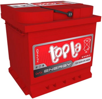 Автомобильный аккумулятор Topla 50Ah/12V Energy Euro (108 050)