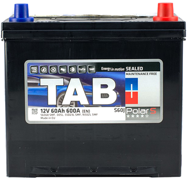 Автомобильный аккумулятор 60 Ah/12V TAB Polar S (0) Euro Japan (246 860)