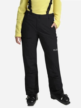Лижні штани жіночі Jack Wolfskin Flowline Pro 2L Ins Pants W A64892-6000 L Чорні (4064886558259)