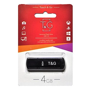 Флеш накопитель USB 4Gb T&G Classic TG011, Black, USB 2.0 (TG011-4GBBK)