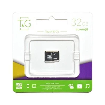 Карта пам'яті microSDHC, 32Gb, T&G, без адаптера (TG-32GBSD10U1-00)