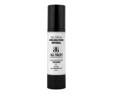 Крем-гель для лица с азелаиновой кислотой и ретинолом AG SKIN Azelorosa Cream Gel Azelaic Acid 50 мл