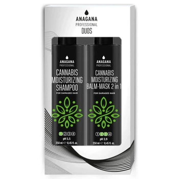 Набір DUOS "Зволожуючий з олією канабіс" / DUOS set CANNABIS MOISTURIZING 2х250мл