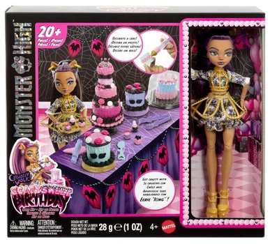 Игровой набор Monster High Страх который сладкий день рождения Торт по рецепту Клодин (JBG78)