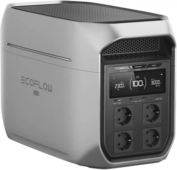 Stacja zasilania Ecoflow Delta 3 Max Plus / 3000 W / 2048 Wh / LiFePO4 (EFD3MP-EU-CBOX)