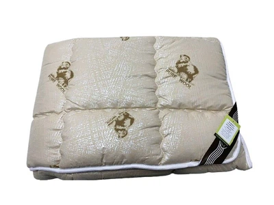 Ковдра Полуторна Аляска шерсть Зимова Leleka-Textile140х205 см Зима Полуторна ковдра мікрофібра