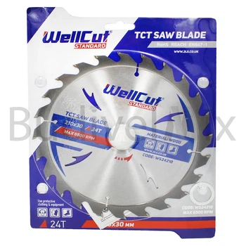 Диск пиляльний WellCut Standard 210x30 мм 24Т
