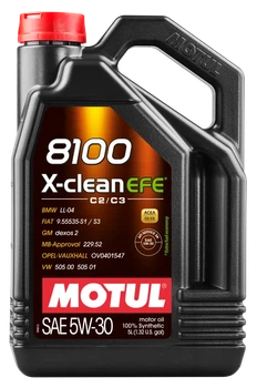 Моторне масло Motul 8100 X-CLEAN EFE 5W-30 5 л (3374650262819)