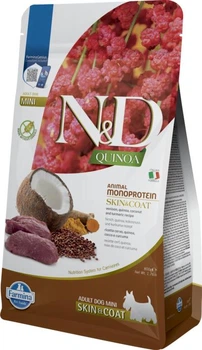 Сухой корм для собак Farmina N&D Quinoa Skin & Coat, Venison&Coconut Adult Mini с олениной и кокосом для малых пород 7 кг