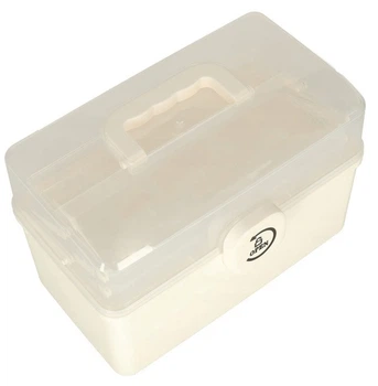 Organizer na leki KIK duzy XXL na zamek 34 x 19 x 22.5 cm (5903039737747)