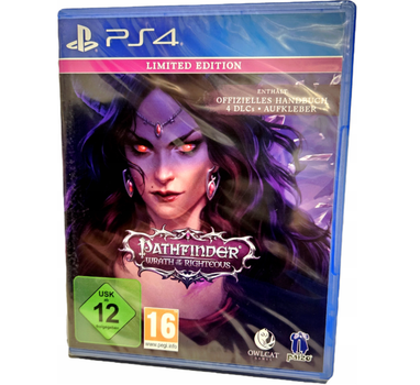 Дисковая версия игры Pathfinder: Wrath of the Righteous Limited edition PS4