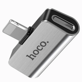 Перехідник Hoco LS24 Lightning 2 в 1