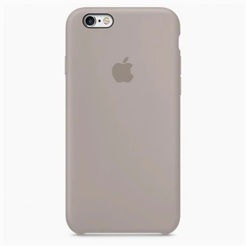 Чехол-накладка Silicone case для IPhone 6/6s Pebble серый