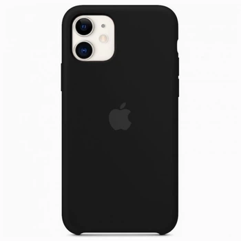 Чехол-накладка Silicone case для IPhone 11 Black чёрный