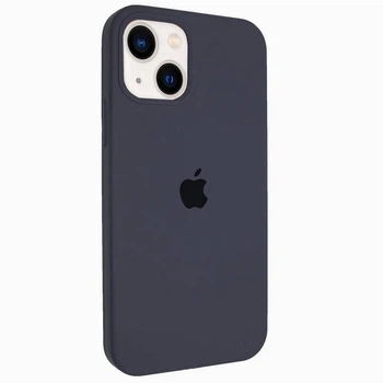 Чехол-накладка Silicone Full case для IPhone 13 Dark grey (29) темно серый