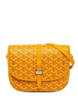 Сумка через плече Goyard у жовтому кольорі.
