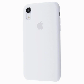 Чохол-накладка Silicone case для IPhone Xr White білий