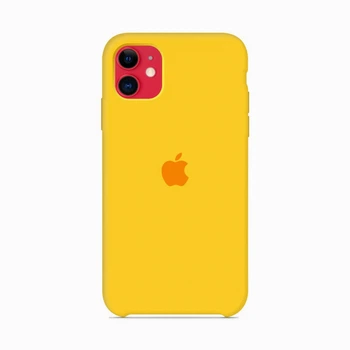 Чохол-накладка Silicone case для IPhone 11 Yellow жовтий