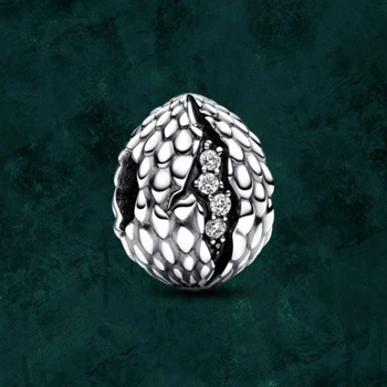Серебряная бусина шарм "Сияющее яйцо дракона" Игра Престолов Pandora (Пандора) 792962c01