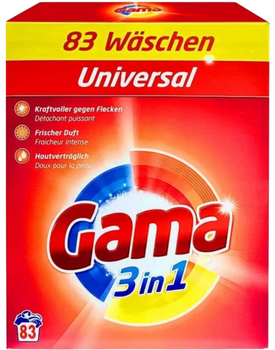 Proszek do prania Gama 3 w 1 Universal 4.98 kg (8435495837732)