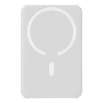 Повербанк 10000 mAh з бездротовою зарядкою MagSafe Baseus Magnetic Mini (20W, Type-C). White