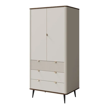 Витрина MARLY REG 1 90х191х40 кашемир / орех Jurek