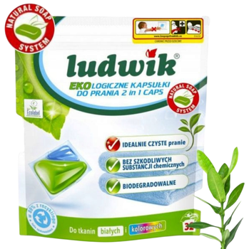 Kapsułki do prania Ludwik Eko 2 w 1 32 szt (5900498028041)