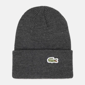 Шапка Lacoste з крокодилом Сірий